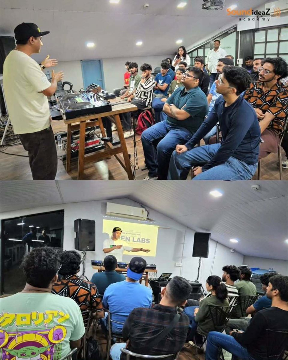 SoundIdeaz's tweet photo. 🎛️🔥 An electrifying learning experience at Soundideaz Academy!

Today’s Dawless Workflow – Live Performance Workshop was packed with energy, curiosity, and hands-on exploration. readiness. https://t.co/28yYYHxJrL
