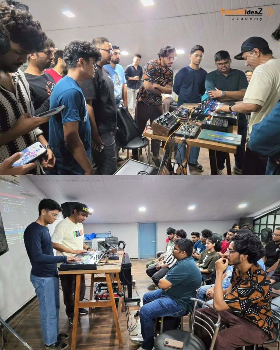 SoundIdeaz's tweet photo. 🎛️🔥 An electrifying learning experience at Soundideaz Academy!

Today’s Dawless Workflow – Live Performance Workshop was packed with energy, curiosity, and hands-on exploration. readiness. https://t.co/28yYYHxJrL