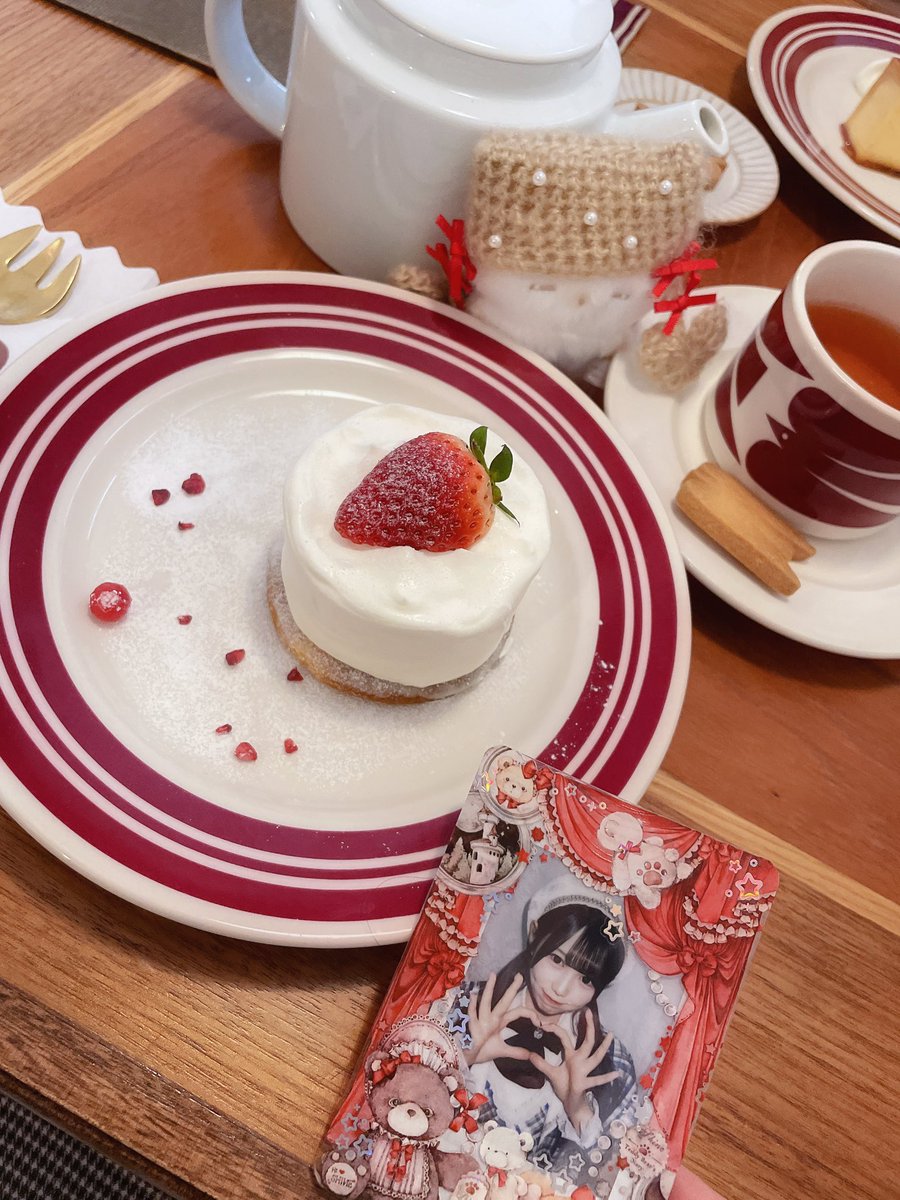 あもさん、苺のティラミスだよ