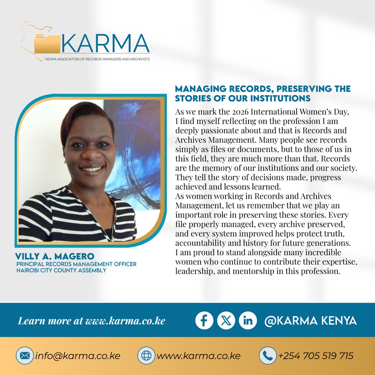 Kenya Association of Records Managers & Archivists tweet media