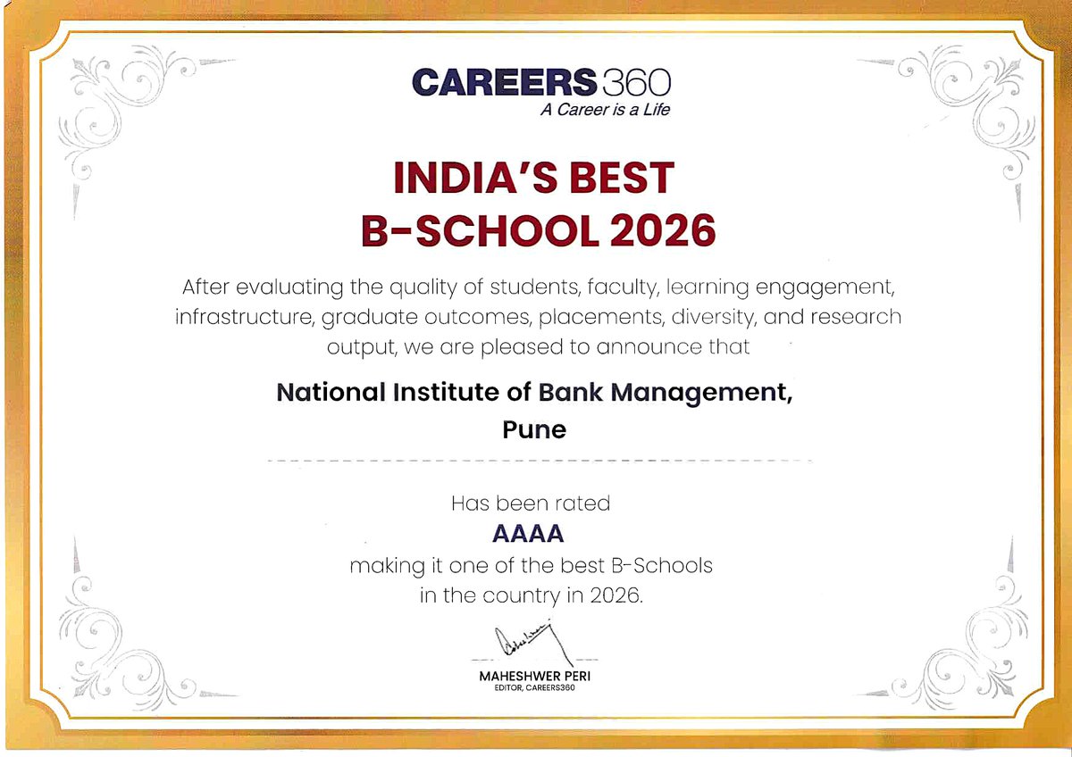 NIBM India tweet media