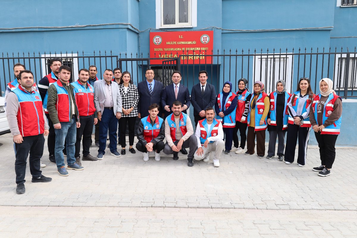 Şanlıurfa Haliliye Kaymakamı Dr. Muhammed Serkan SAHIN.Şanlıurfa Haliliye Kaymakamlığı Sydv. Vefa Birimi ziyeret ettiler