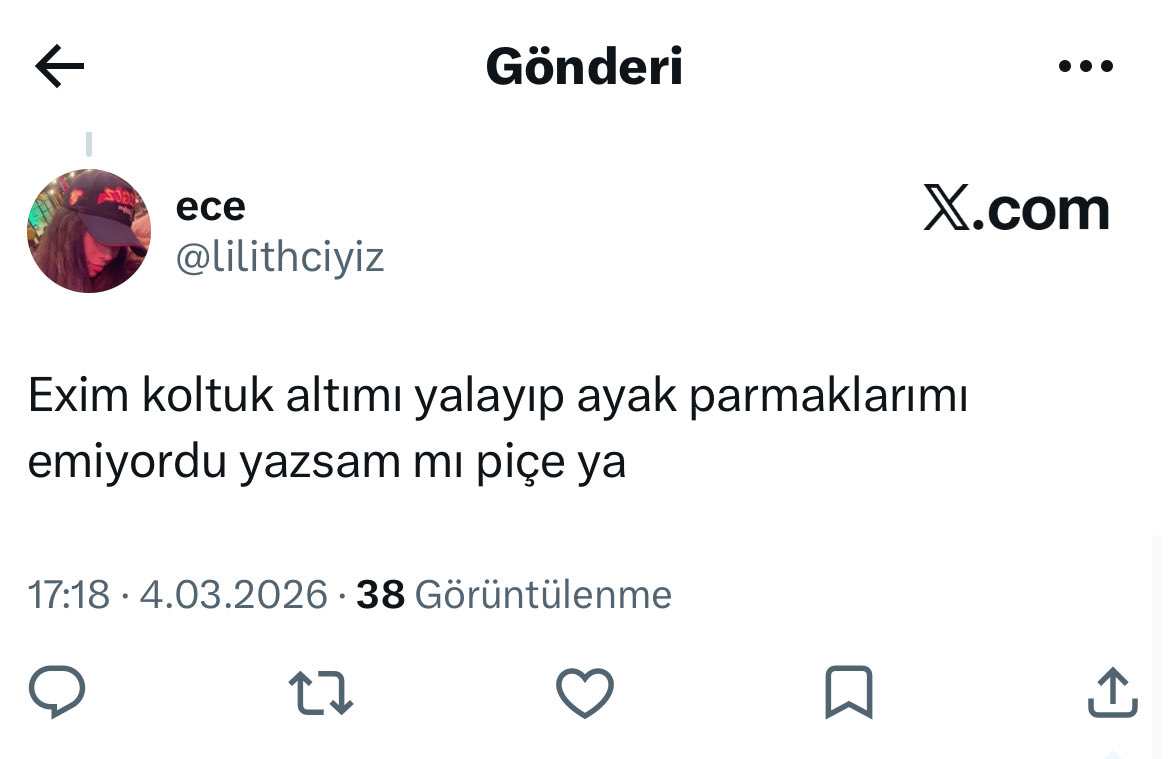 nehirrdarkin's tweet photo. @lilithciyiz @kulis_magazin Ucuz dedikoduları bırakıp koltuk altını yalatıp ayak parmaklarını emdirmeye devam et Ece kafa sikme ayrıca bu üslup ne rezil köpek https://t.co/muagvbjWnL