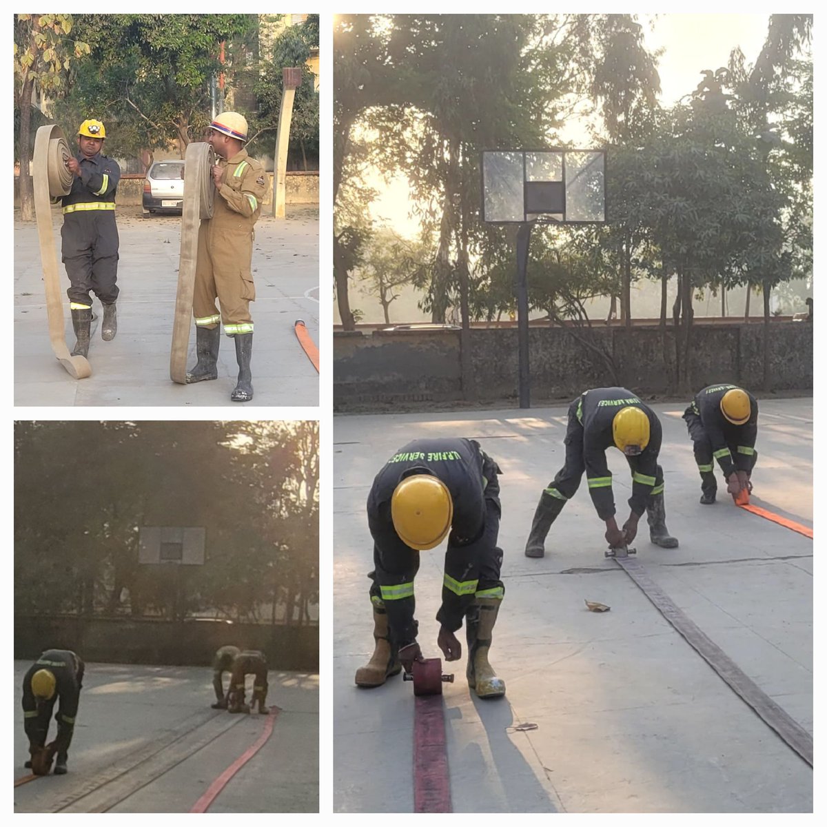 आज दिनांक 13:03:2026 को पुलिस महानिदेशक UPF&amp;ES महोदय के आदेश के अनुपालन में CFO फर्रुखाबाद महोदय के आदेशानुसार प्रभारी फायर स्टेशन फतेहगढ़ के साथ सभी कर्मचारियों द्वारा वाहनों में रखे होज पाइपों को फैलाने,एकत्रित करने का प्रशिक्षण एवं मॉकड्रिल कराई गयी।
<a href="/fireserviceup/">Fire & Emergency Services Uttar Pradesh Police</a>