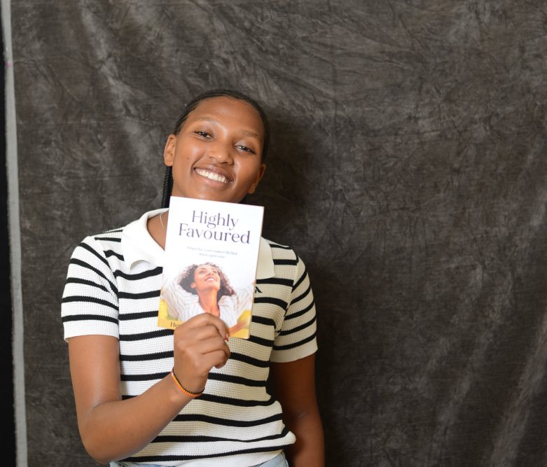 “Highly Favored”
The book everyone is reading! 📕✨😁🎈🙏

— Grab your copy today <a href="/20k/">kate</a>.
From... #Aristoc or #Gaba_Community_Church (0700 247 982)
#WhatsApp 0758-588-830.
📱 0703 383 752