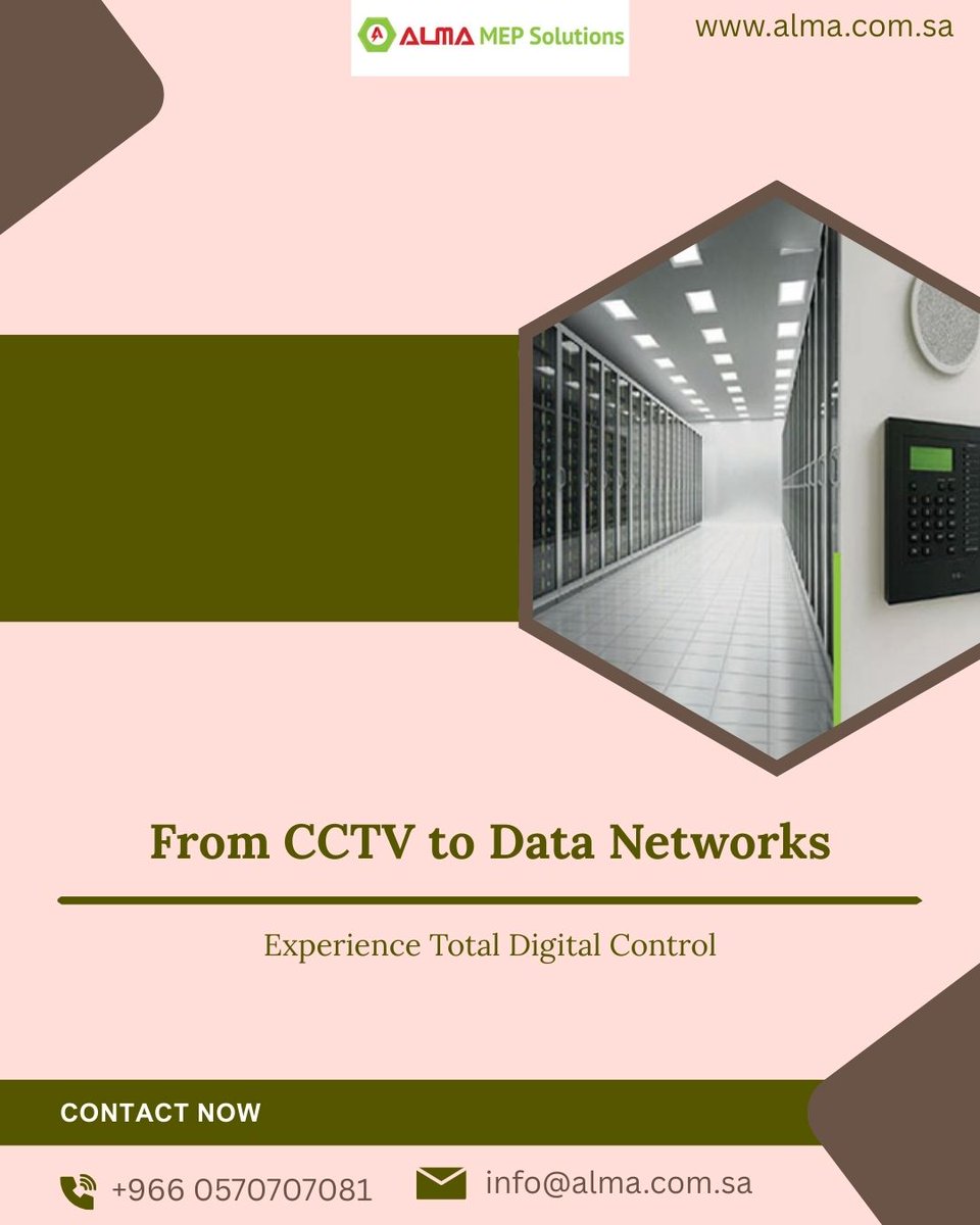 alma_security's tweet photo. Take control with advanced digital solutions, from CCTV to data networks!
Experience seamless security and optimized systems with ALMA MEP Solutions.

 🌐 Visit: https://t.co/JJm0LJ5ZUG
#DigitalControl #CCTV #DataNetworks #SecuritySolutions #ALMAMEP #TechSolutions #SmartSystems https://t.co/GhW4nU2a4G