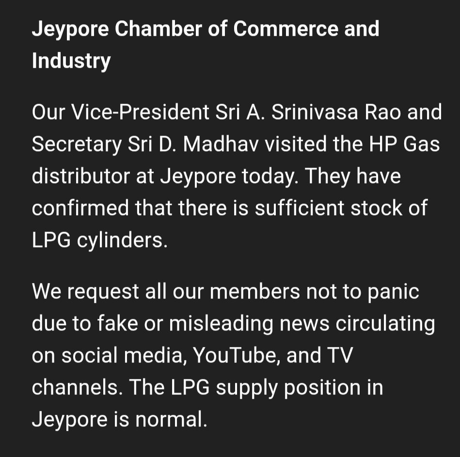 Jeypore Chamber Of Commerce tweet media