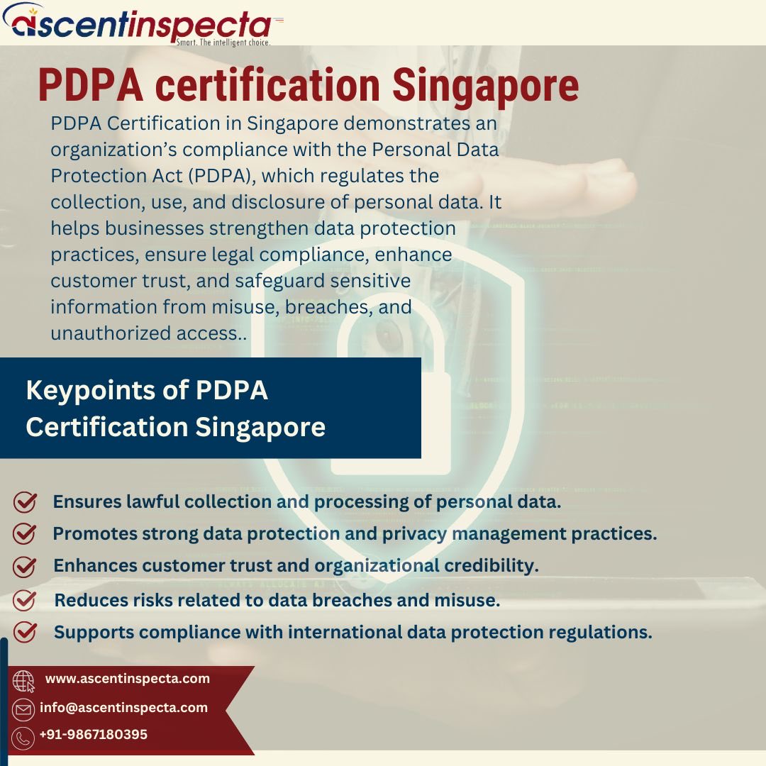 InspectaAscent's tweet photo. For More details visit our website: https://t.co/NNG3D27Eda

#pdpacertification #singapore #datasecurity https://t.co/oK7XJLgzGc
