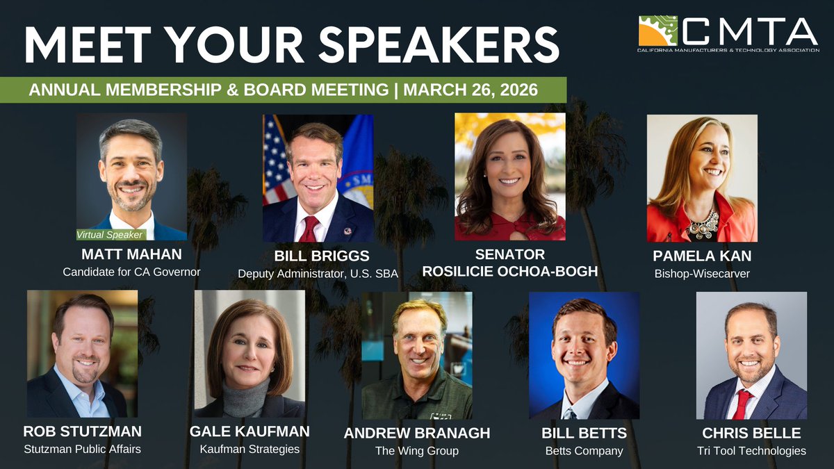 CA Manufacturers & Technology Association tweet media