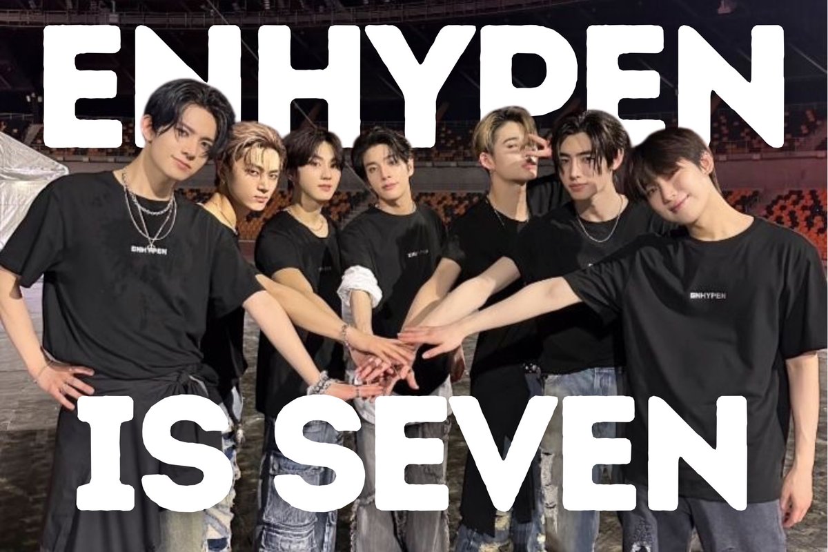biscomail's tweet photo. i edited some simple posters!! feel free to print, post, share it etc. do not let them silence us! keep dropping tags!! 

ENHYPEN IS SEVEN! 

희승이를 다시 엔하이픈으로 되돌리다!
#엔하이픈은_일곱이다
#엔하이픈은_7명이다
#엔하이픈_일곱을_지켜
#빌리프랩_설명해라 https://t.co/bZ29HVS0zN