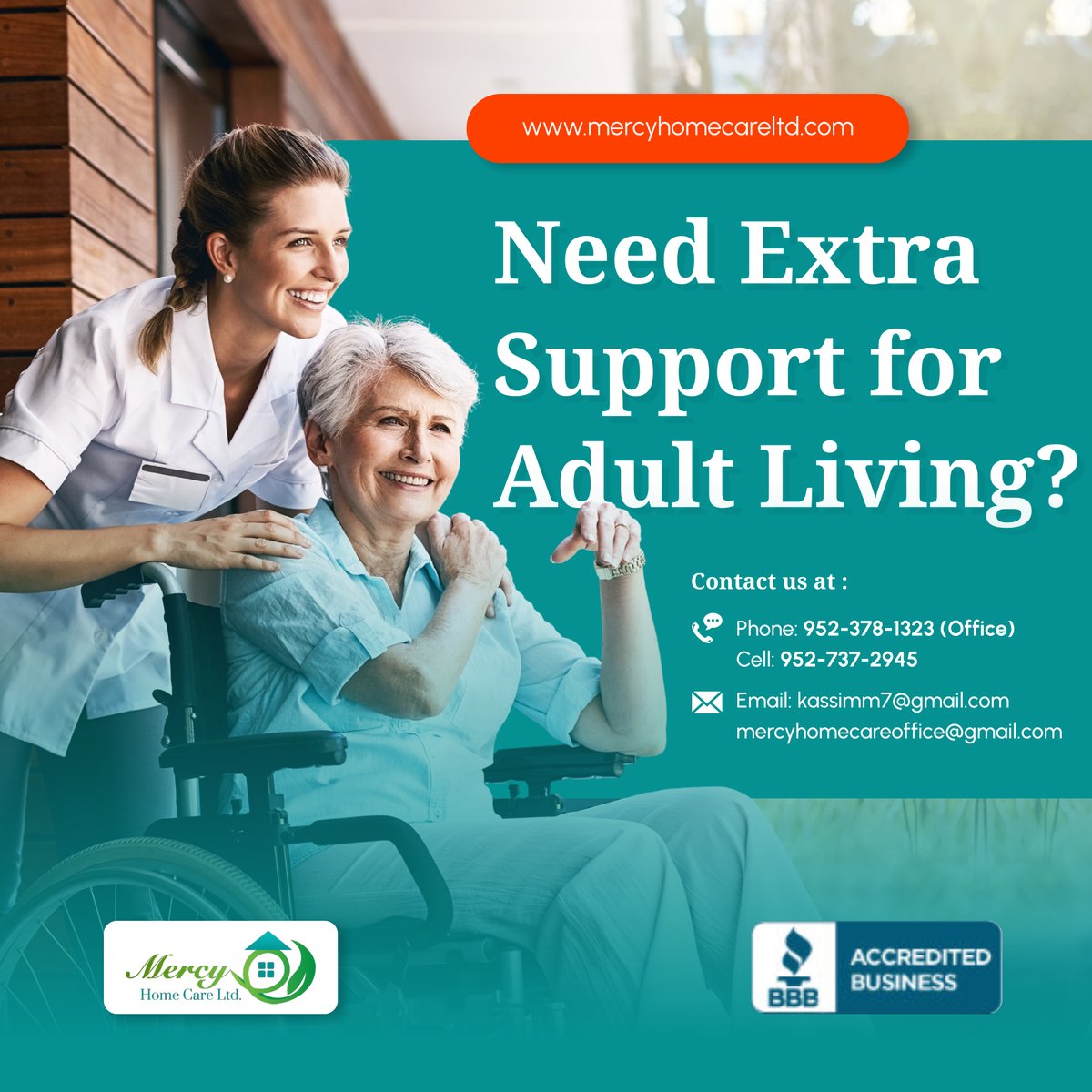 MercyLtd96211's tweet image. Looking for extra support while living independently? 🏠 Mercy Home Care Ltd. offers Supported Living Services for Adults designed to provide guidance, assistance, and peace of mind every day. 

#AdultSupport #IndependentLiving #CareAtHome #BurnsvilleMN #HomeCare