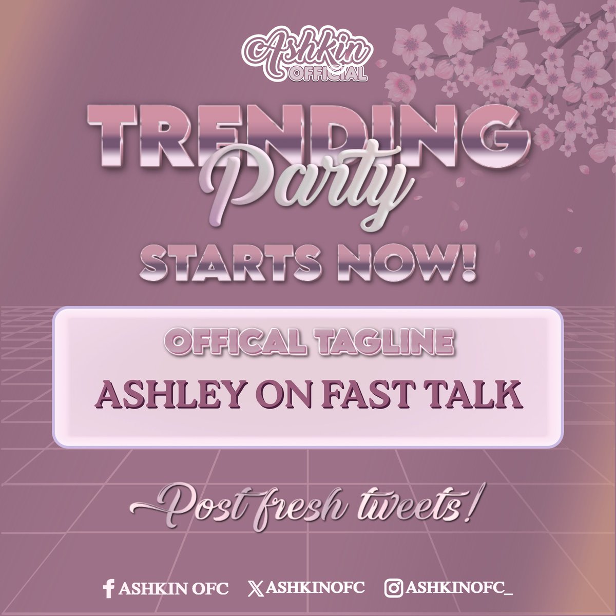 ASHKIN TRENDSETTER tweet media