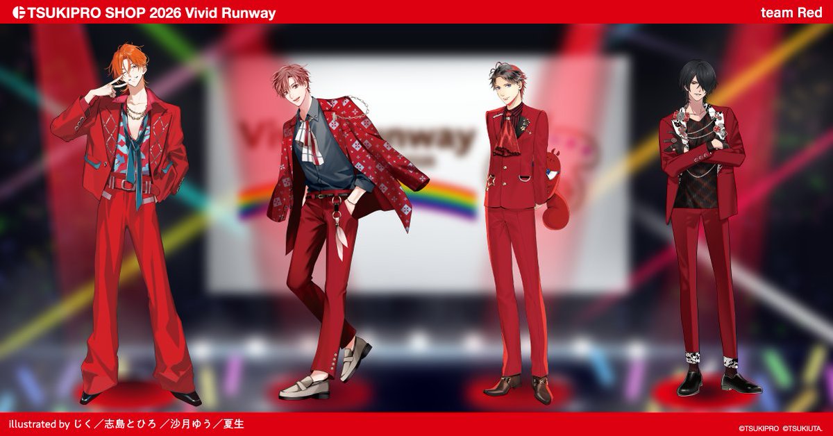 ツキプロショップ 2026 🎨それぞれの色で魅せる 「Vivid Runway
