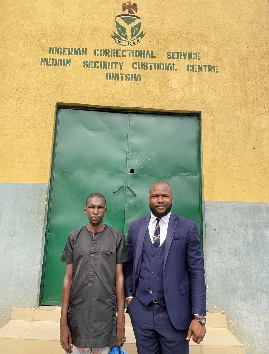Dikeora_'s tweet photo. After 3 years, 4 months, and 6 days in Prison Custody without Trial, Mr. Ibrahim Sale, now 28 years old, has finally regained his freedom.
He will now return to Bauchi State to reunite with his Family.
No one deserves this injustice.

#oneatatime #thejusticeprojects https://t.co/GiTVk5DWRP