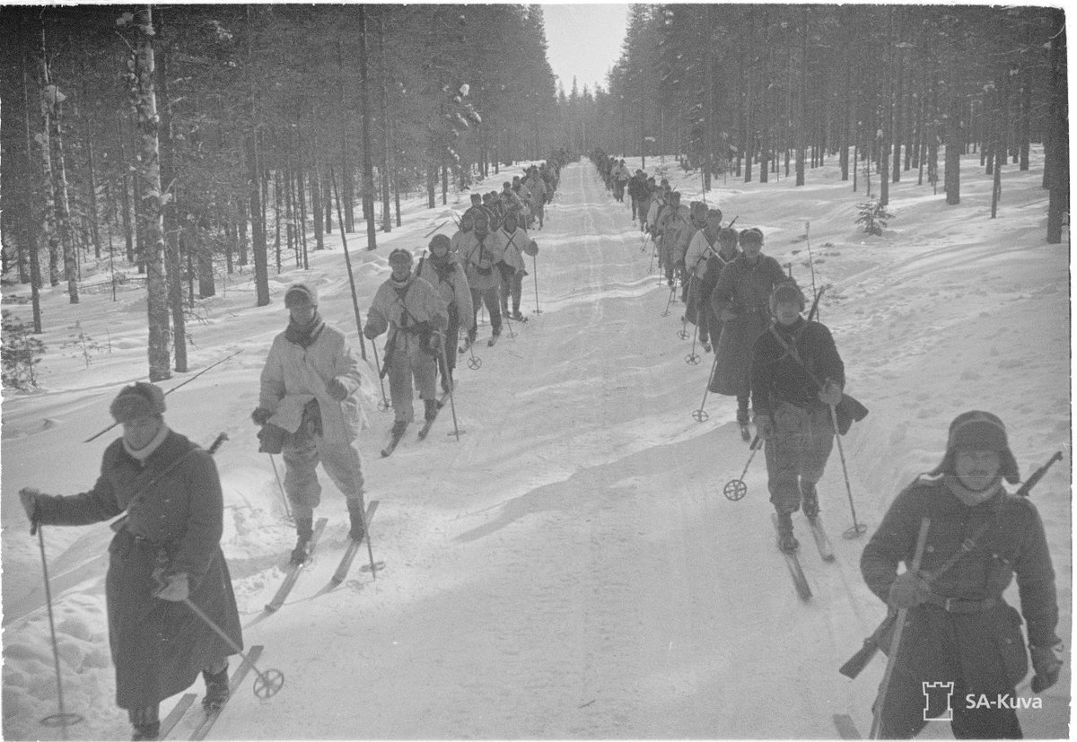 SorvariT's tweet image. Har dagligen lagt ut ett upplägg om Vinterkriget fr olika synvinklar o nivåer.

Jag avslutar, som jag började: 

De 105 dagar, som började 30.11.1939 och slutade 13.03.1940, kommer för evigt vara inristade i den finska folksjälen.
#Vinterkriget
#Talvisota
#Winterwar
#Winterkrieg