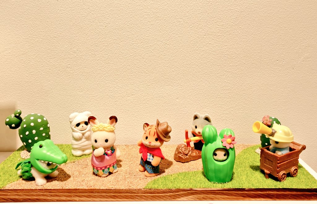 名古屋パルコに飾ってあった！
トラちゃんとトロッコネコちゃんやっぱりカワイィィィ～～‼️