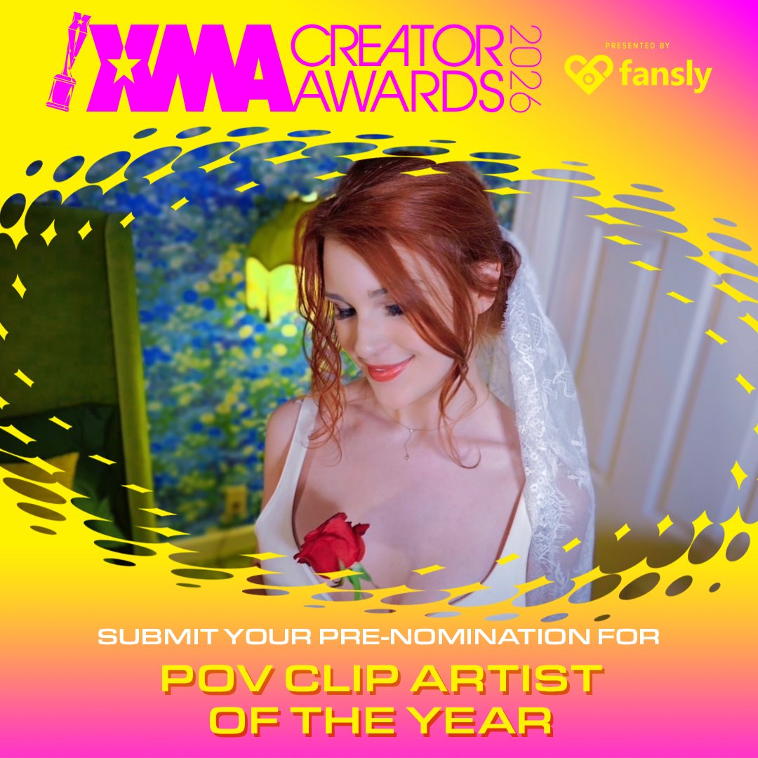 I just pre-nominated the creative  <a href="/OliveWoodTV/">Olive Wood</a> for the 2026 POV CLIP ARTIST OF THE YEAR in the #XMAs presented by <a href="/fansly/">Fansly</a>! <a href="/XBIZ/">XBIZ</a> #XBIZMiami #OliveWoodTV
xma.show/fans/?c=2011&n…