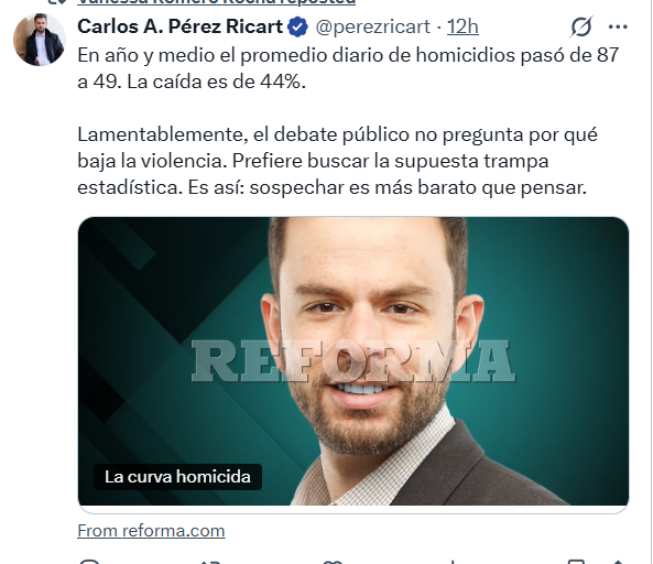 Estimado analista del régimen <a href="/perezricart/">Carlos A. Pérez Ricart</a>:

Cuando afirma que “sospechar es más barato que pensar”, en realidad está insinuando que quienes no compartimos su lectura simplemente no pensamos o somos tontos. 

Su actitud altanera no es debate público. Es condescendencia de un