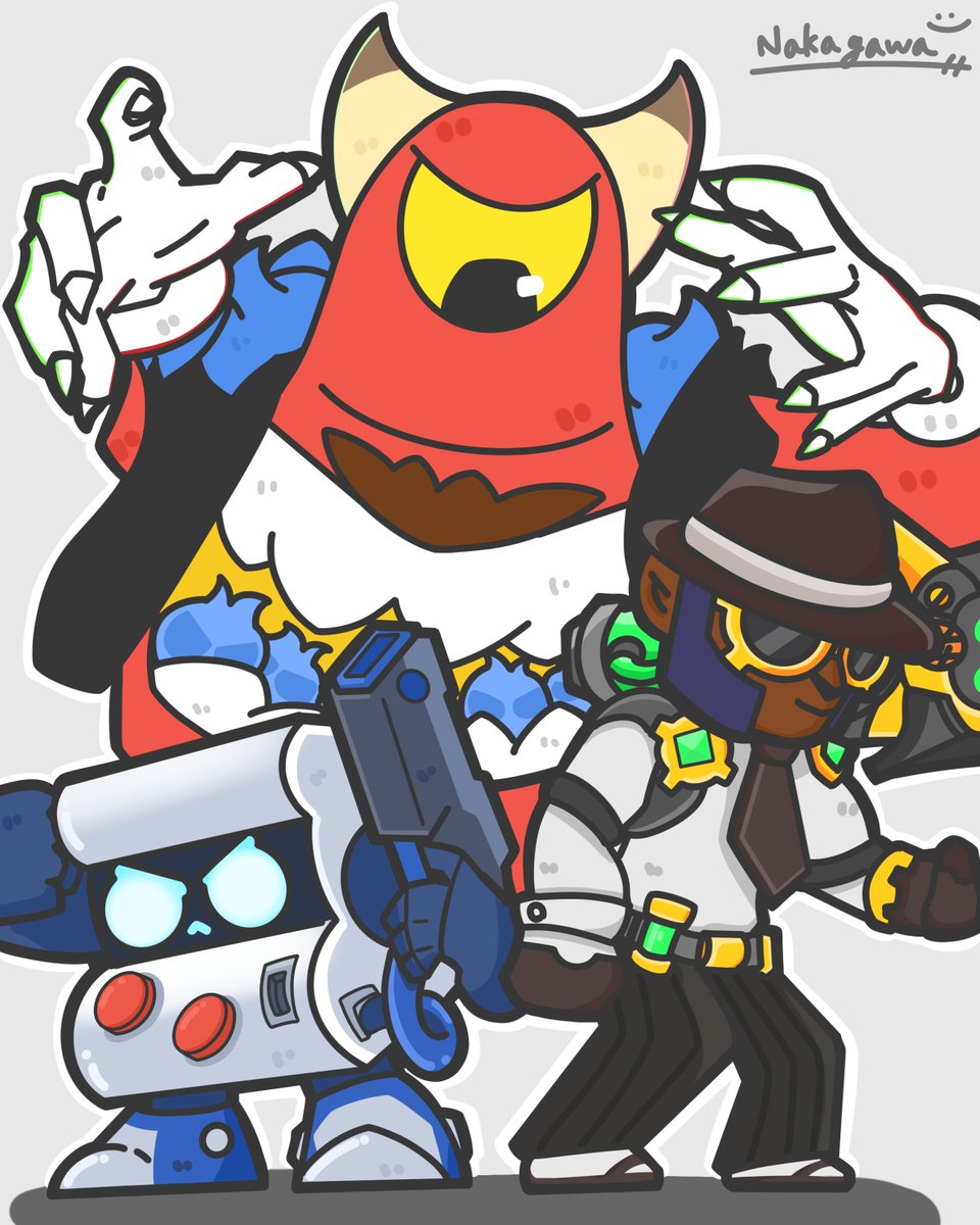 「Face the final boss, Riko!!」
「ラスボスリコに立ち向かえ！！」
#BrawlStarsfanart #ブロスタ鋭角部 #ブロスタ