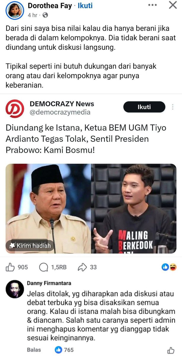 Berbuka puasa masih lama tapi atmint Danny sudah memasak aje