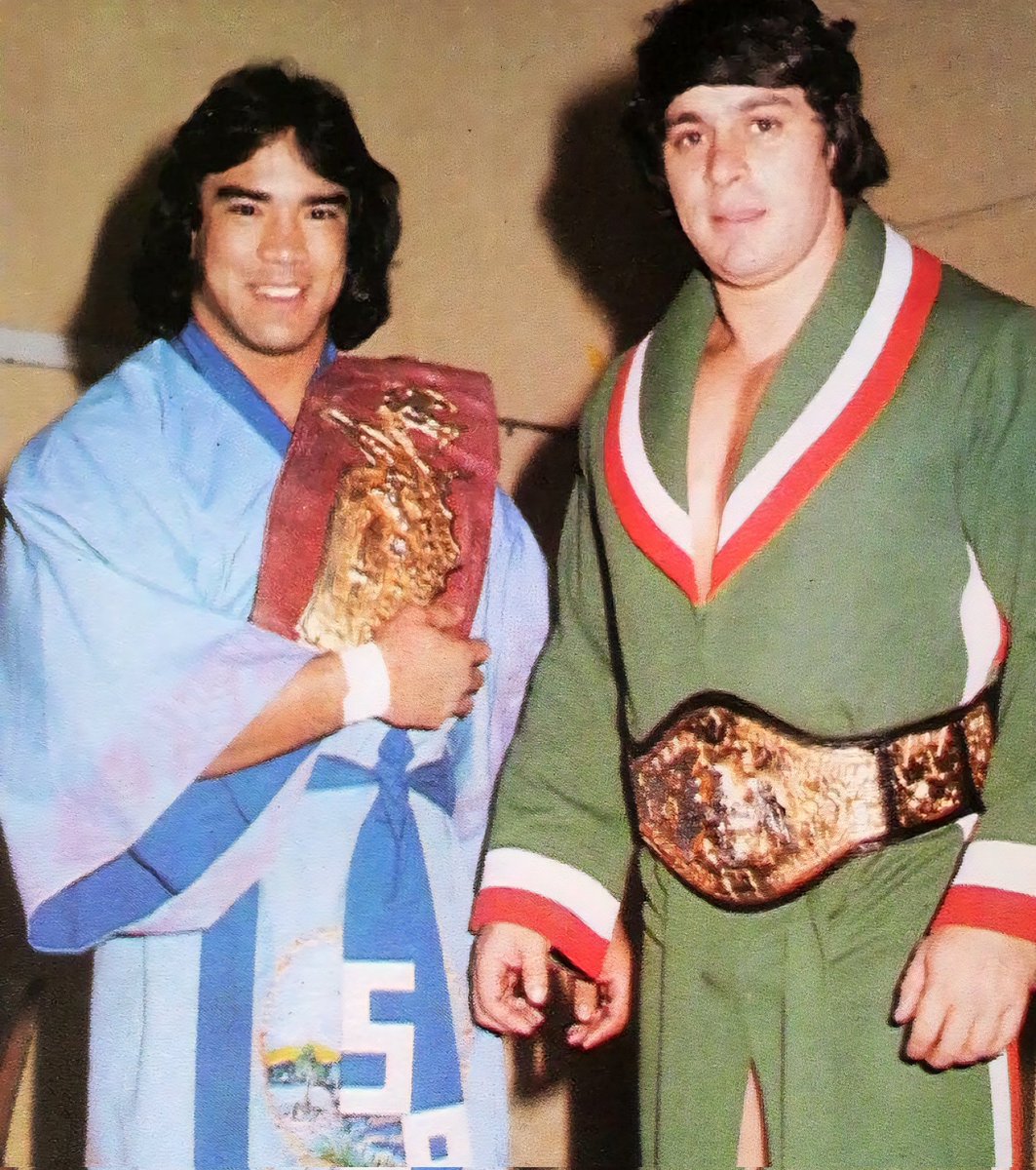 ByMikeMooneyham's tweet image. Forty-seven years ago today on this date: Ricky Steamboat and Dino Bravo defeated Ric Flair and Ernie Ladd in Greenville, S.C.