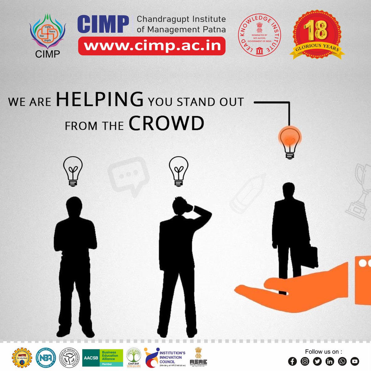 Chandragupt Institute of Management Patna (CIMP) tweet media