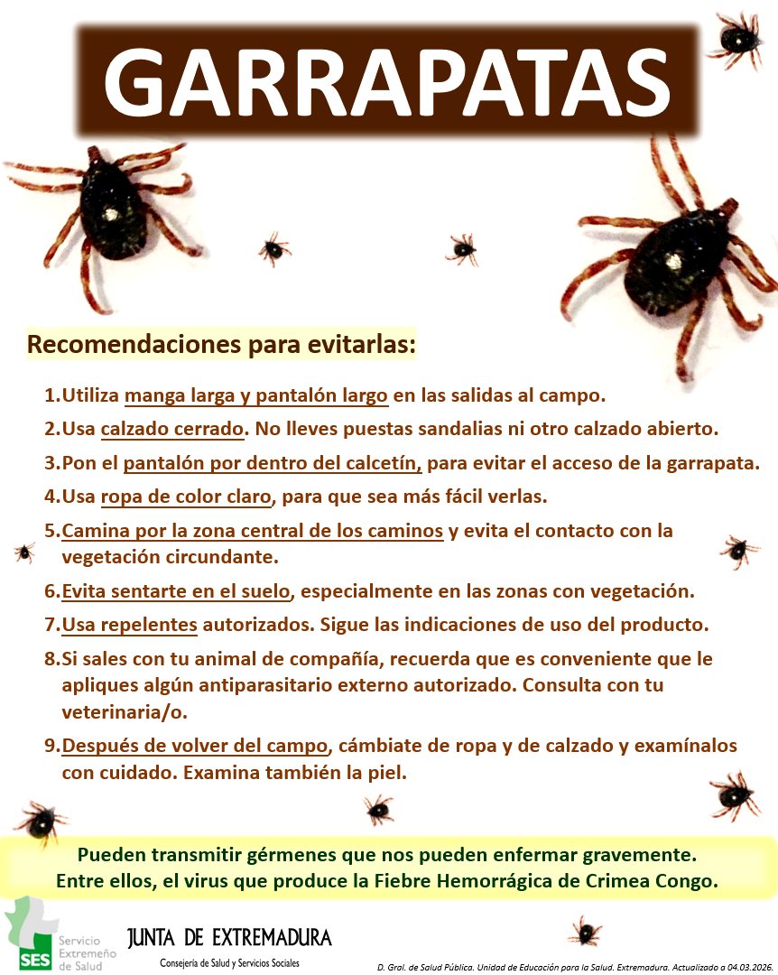 Salud Pública - Extremadura tweet media