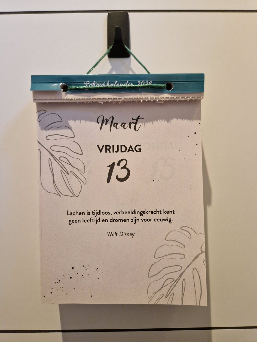 Ik heb een spreuken kalender 😁