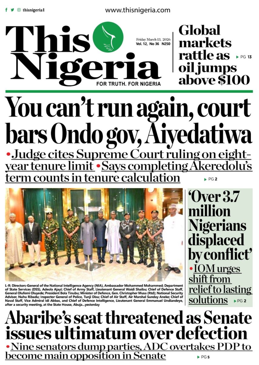 tolaogunnubi's tweet photo. #Headlines #Nigeria #Abuja VeryDarkMan Tonto Dikeh Atiku Sanwo-Olu Fabregas Samuel Perry Sango-Ota Ogun State Friday #BreakingNeww #GloRouter Ramadan Lagos King Mitchy Cameroonian Ooni of Ife Shatta Wale Strait of Hormuz President Tinubu Iran Trump https://t.co/QQxkWO36sW
