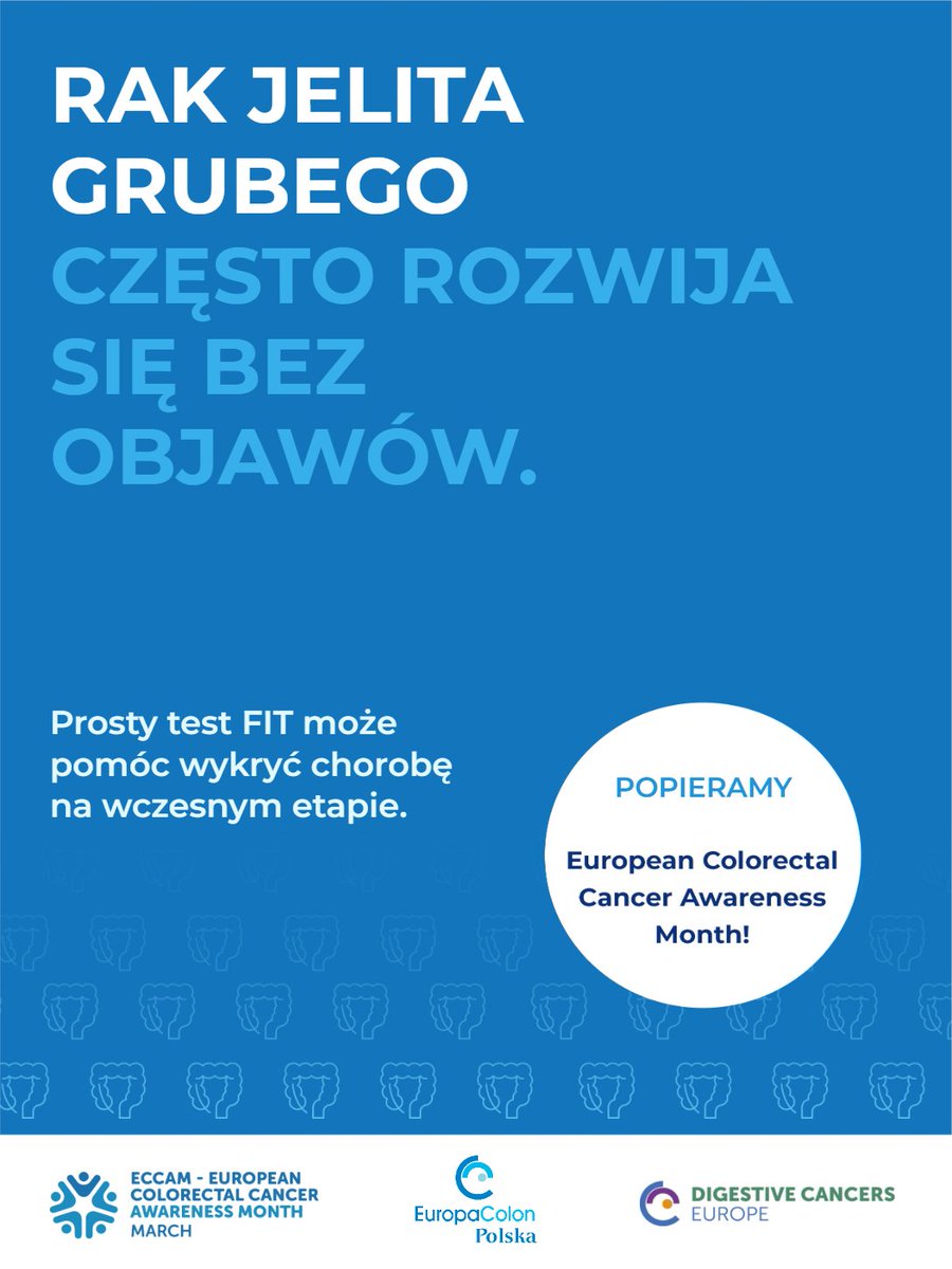EuColonPolska's tweet photo. #TestFIT możesz wykonać w ramach programu #MojeZdrowie
📷 20 - 49 lat co 5 lat, powyżej 50. lat test FIT wykonasz co 3 lata.
📷 Po prostu zapytaj o test FIT lekarza #POZ
📷 Jeśli test wyjdzie pozytywny, zostanie zlecona kolonoskopia, która wyjaśni prawdziwą przyczynę krwawienia. https://t.co/1CmyaDUlXK