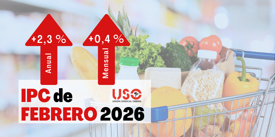 El #IPC del 2,3 % en febrero ya no refleja la subida de precios que estamos viviendo en energía y que, seguro, repercutirán a la alimentación.
#USO pide un posicionamiento activo de la UE por la paz y, en precios, control de los efectos de las medidas.
uso.es/ipc-de-febrero…
