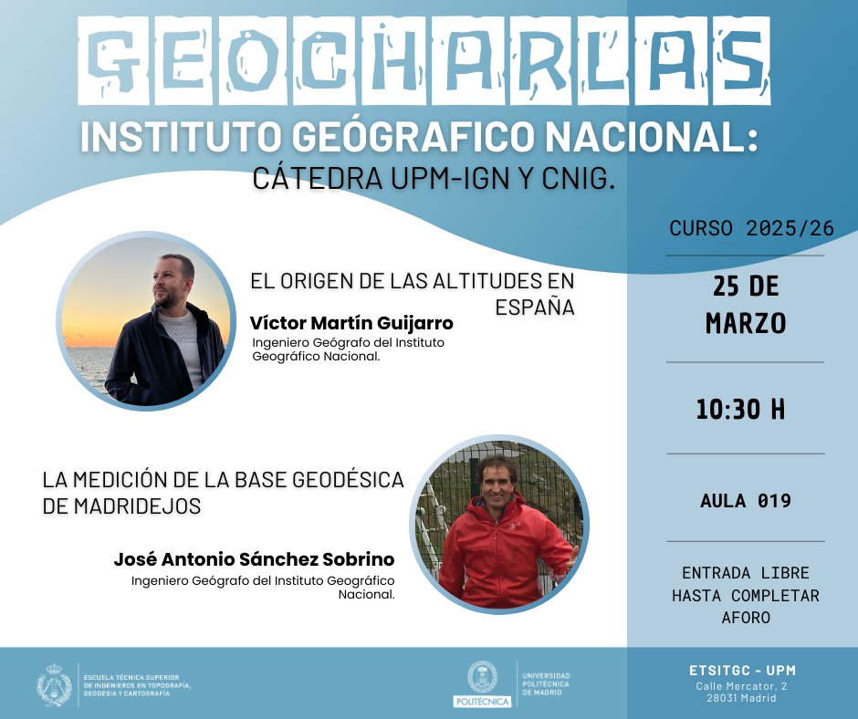 ETSI Topografía, Geodesia y Cartografía - UPM tweet media