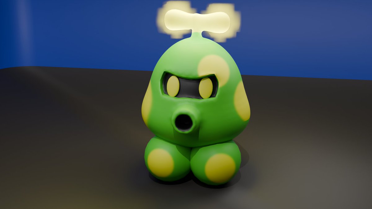 jackle_sub's tweet photo. そしてこちらはタコピー
#Blender #3DCG https://t.co/OIZHqYzmiL