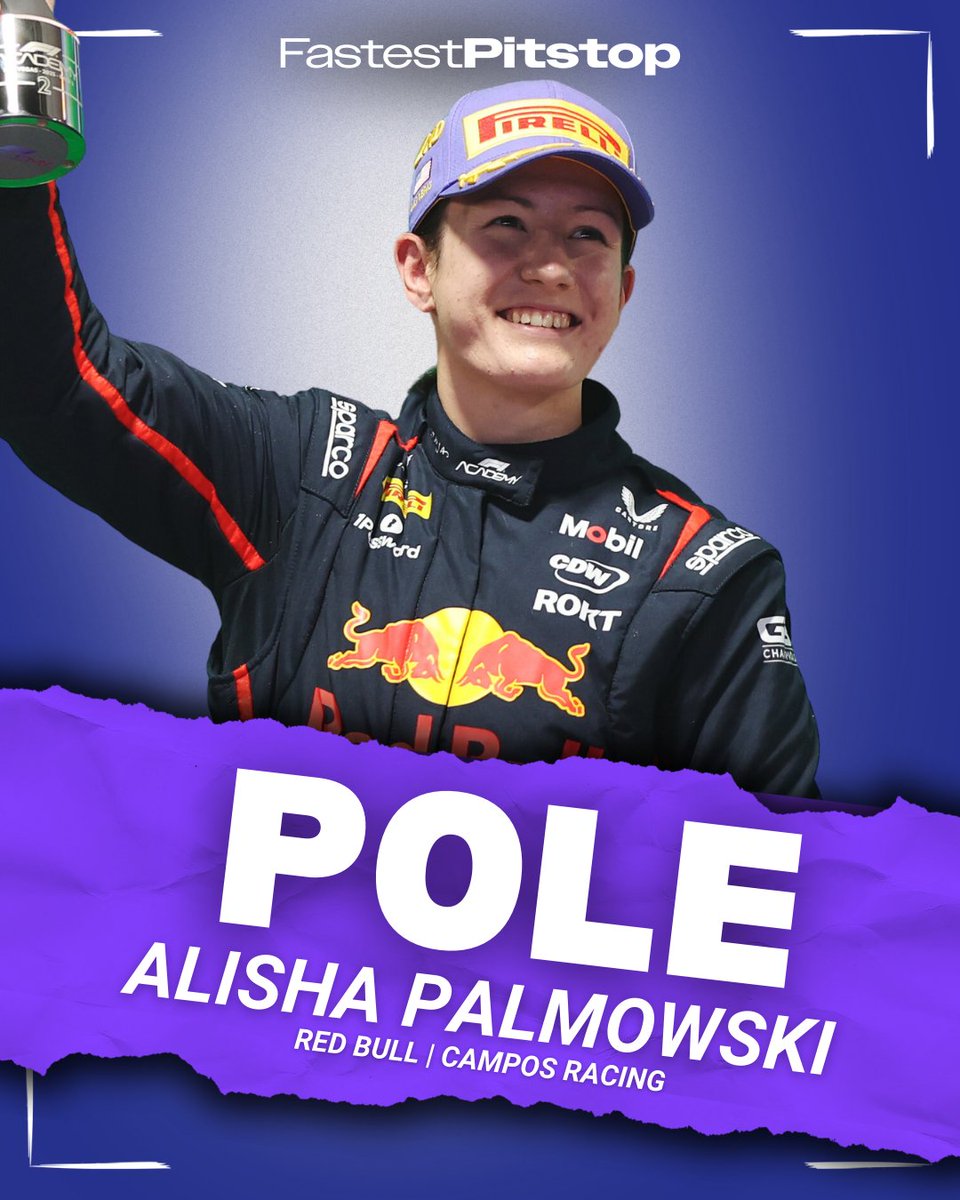 FastestPitStop's tweet image. ALISHA PALMOWSKI TAKES A DOMINANT POLE IN SHANGHAI!!

Alba Larsen is 2nd, Emma Felbermayr is 3rd!

Nina Gademan will start on Reverse Pole tomorrow in race 1

#F1Academy #ChineseGP