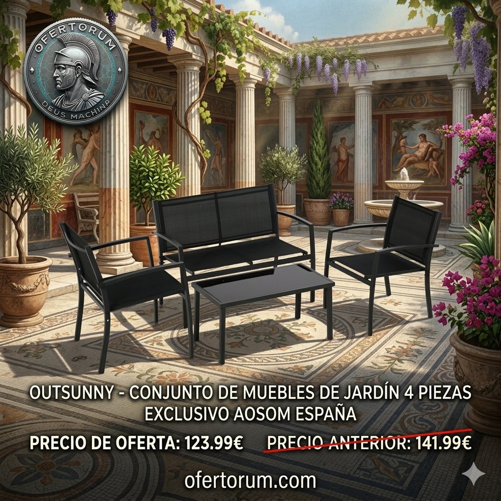 ofertorumweb's tweet image. 🏛️ ¡EL REPOSO SUPREMO PARA TU CASA! 🏛️
¡Ave!✋Rinde homenaje a tu descanso con un aliado de leyenda: el conjunto Outsunny.

💰 Solo 123,99€ (Antes ~141,99€~).
⚡ ofertorum.com/product/875806

#Ofertorum #AosomSpain #Terraza #MueblesJardin #Oferta