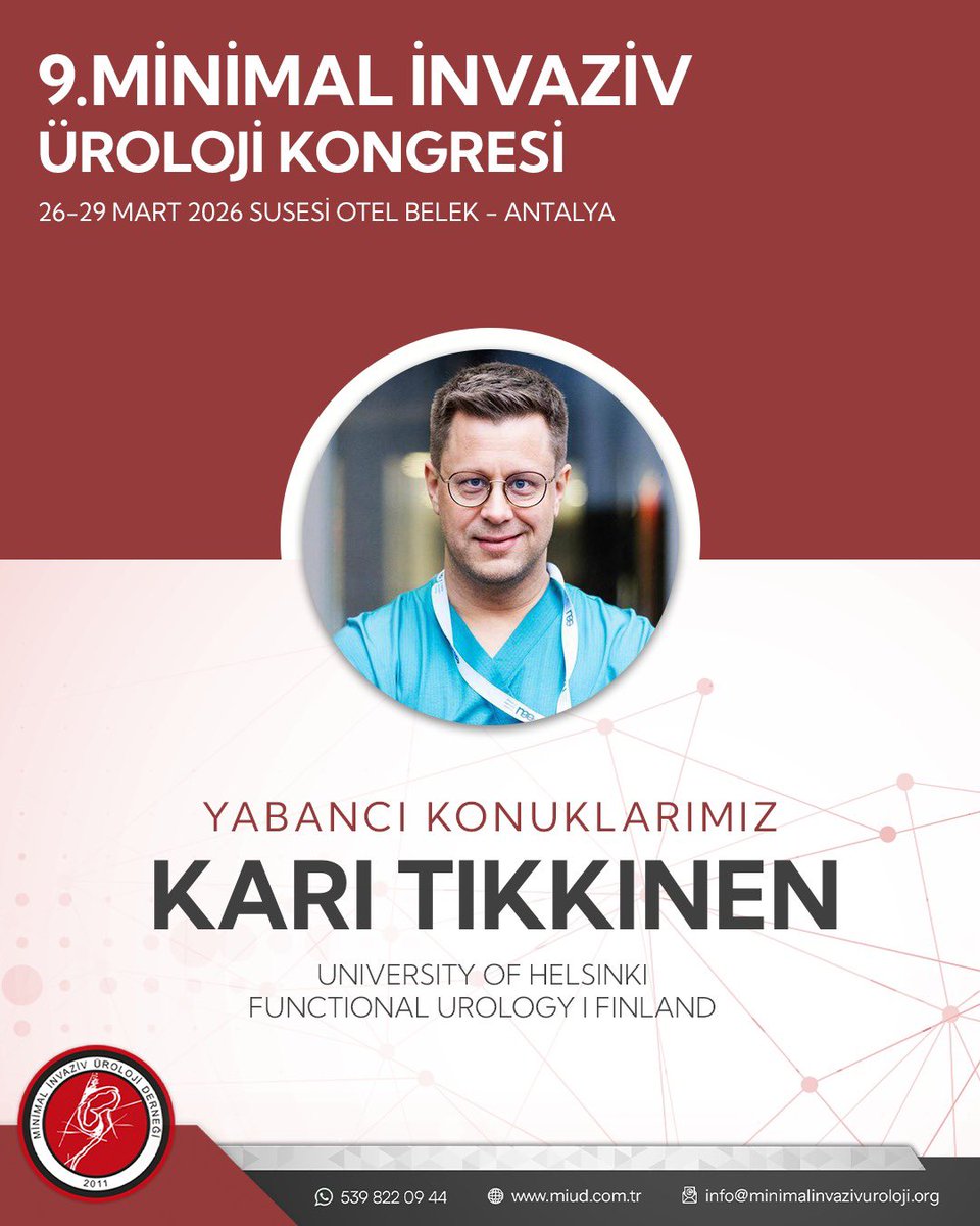 Minimal İnvaziv Üroloji Derneği tweet media