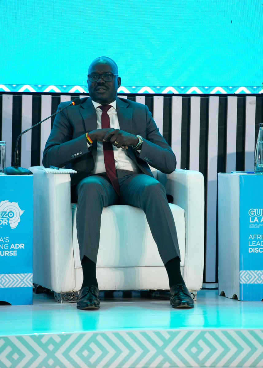 Dr. Isaac Yak Tutdel, Legal Director, DPOC at #GumzoLaADR2026 highlights the critical role of contracts &amp; dispute resolution in the energy sector. 

Using the South Sudan–Sudan oil scenario, he shows how clear agreements, cooperation, and effective mechanisms prevent operational