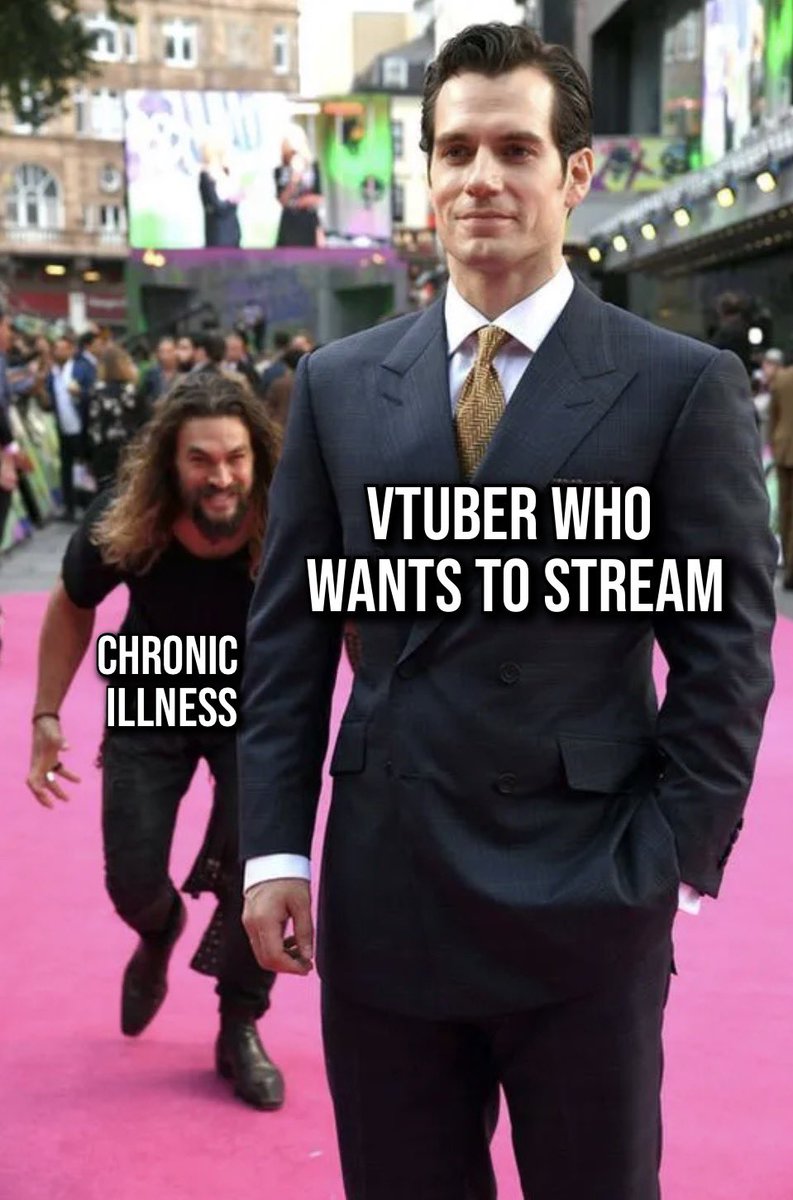When your sickness sees your about to stream…

Force ourselves to take breaks from streaming for health, health still decides to mess up the day.

How do you guys manage 😭
