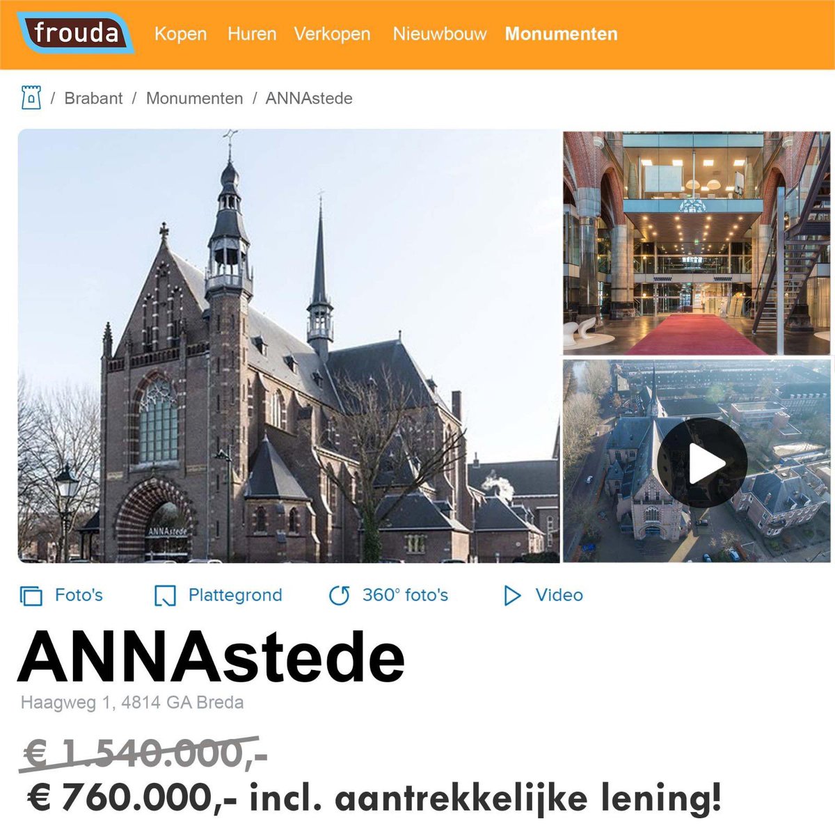 Hé..pssst, pandje kopen? 

Het Brabants bestuur wil 8 monumenten aan één bevriende partij overhandigen, met verlaagde verkoopprijs en inclusief een miljoenenlening op gunstige voorwaarden…
Had u dat ook wel gewild? …andere geïnteresseerden hebben pech.
