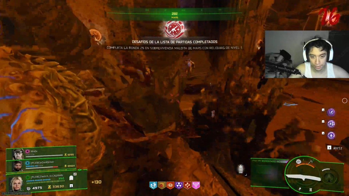 elcasman's tweet photo. Ronda 25 – Tier 1 en Zombies.
La partida sigue viva y los zombies cada vez más intensos. ¿Hasta dónde llegamos?
#Zombies #CallOfDuty https://t.co/aViUJpD93L