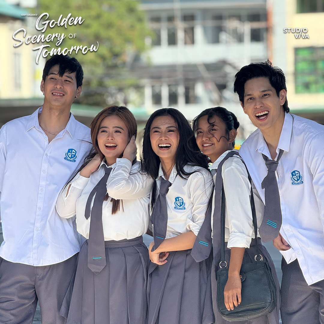 StudioVivaPH's tweet photo. Masaya talagang balikan ang high school era, agree?

Catch the latest episode of Golden Scenery of Tomorrow, streaming only on Viva One! https://t.co/582EAHrB30

#GoldenSceneryOfTomorrow
#GSOTGinintuangTanawin
#BeaBinene | #WilbertRoss
#WilBea | #ViArkin
#UniverKada
#StudioViva https://t.co/vbCB2r4VAp