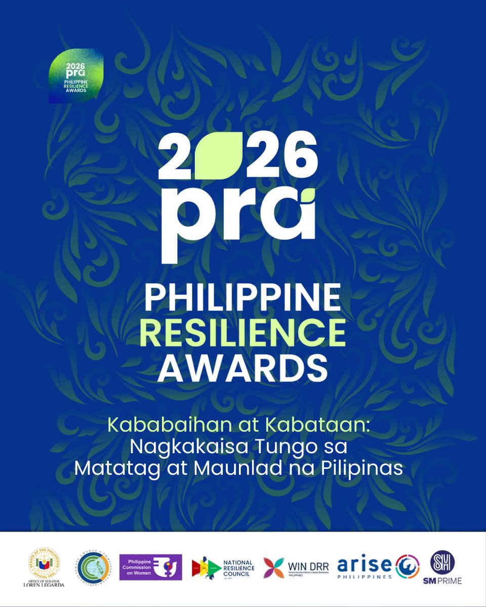 Philippine Resilience Awards tweet media