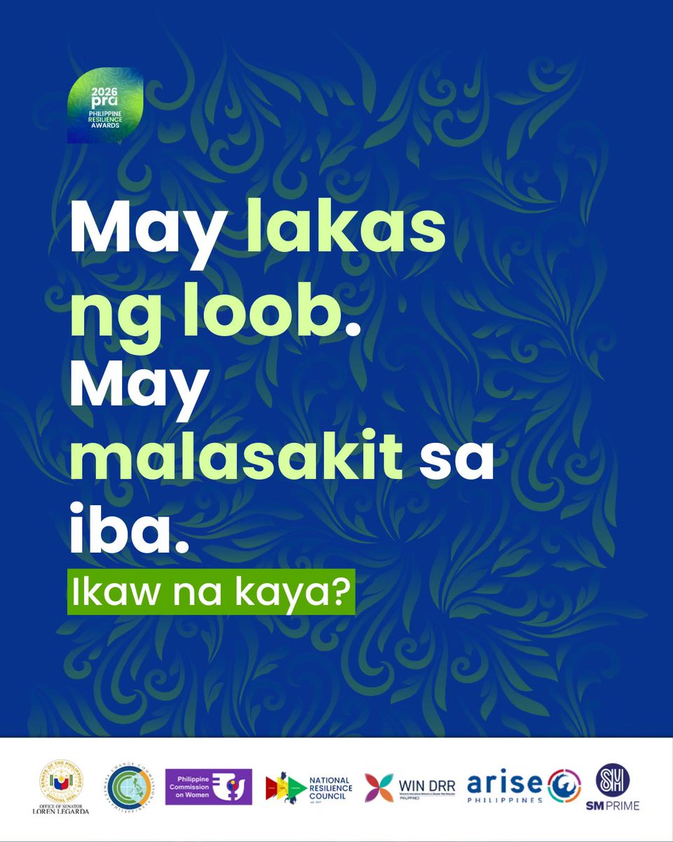 Philippine Resilience Awards tweet media
