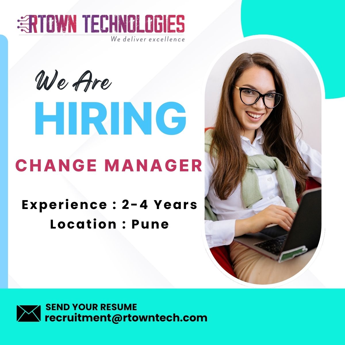 crontle7's tweet photo. 🚀 RTown Technologies is Hiring | Change ManagerWe’re looking for an experienced Change Manager to drive organizational transformation and ensure smooth implementation of change initiatives. https://t.co/Oa5SGNjzSN