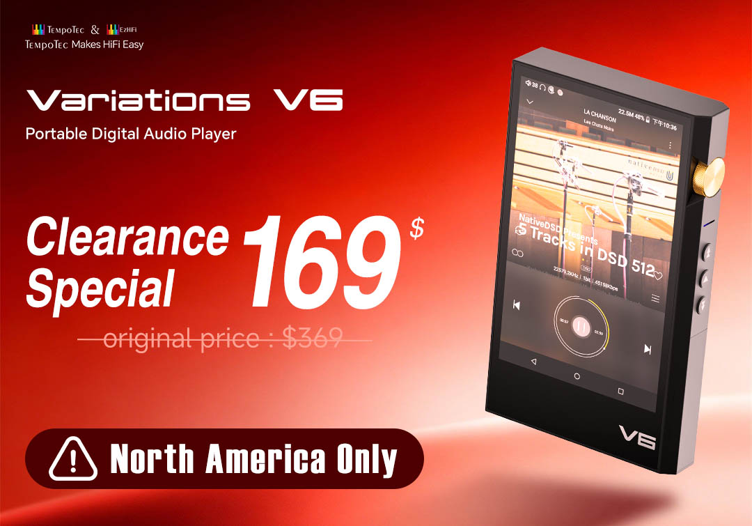 TempoTec's tweet photo. Head-Fi is calling 📢
Remember the TempoTec V6? The portable music player that brought flagship sound to your pocket? Originally priced at $369, it's now available at its final price: $169
But here's the catch: This is the final batch, and it's exclusively for our North American customers.

Once these are gone, they're gone forever.
Why the V6 is a Must-Have:
• Audiophile-Grade Sound: Dual CS43198 DAC chips for stunning clarity.
• Streaming Ready: Runs on Android, so you can use Spotify, Tidal, Apple Music, etc.
• Massive Power: 3.5mm single-ended & 4.4mm balanced output for all your gear.

The Deal:
~~$369~~ → $169 (Save $200!)
This isn't a discount; it's the last chance to own a piece of audio history.

👇 Grab Your Final Unit Before It's Too Late
https://t.co/BxbHjKG2Hf