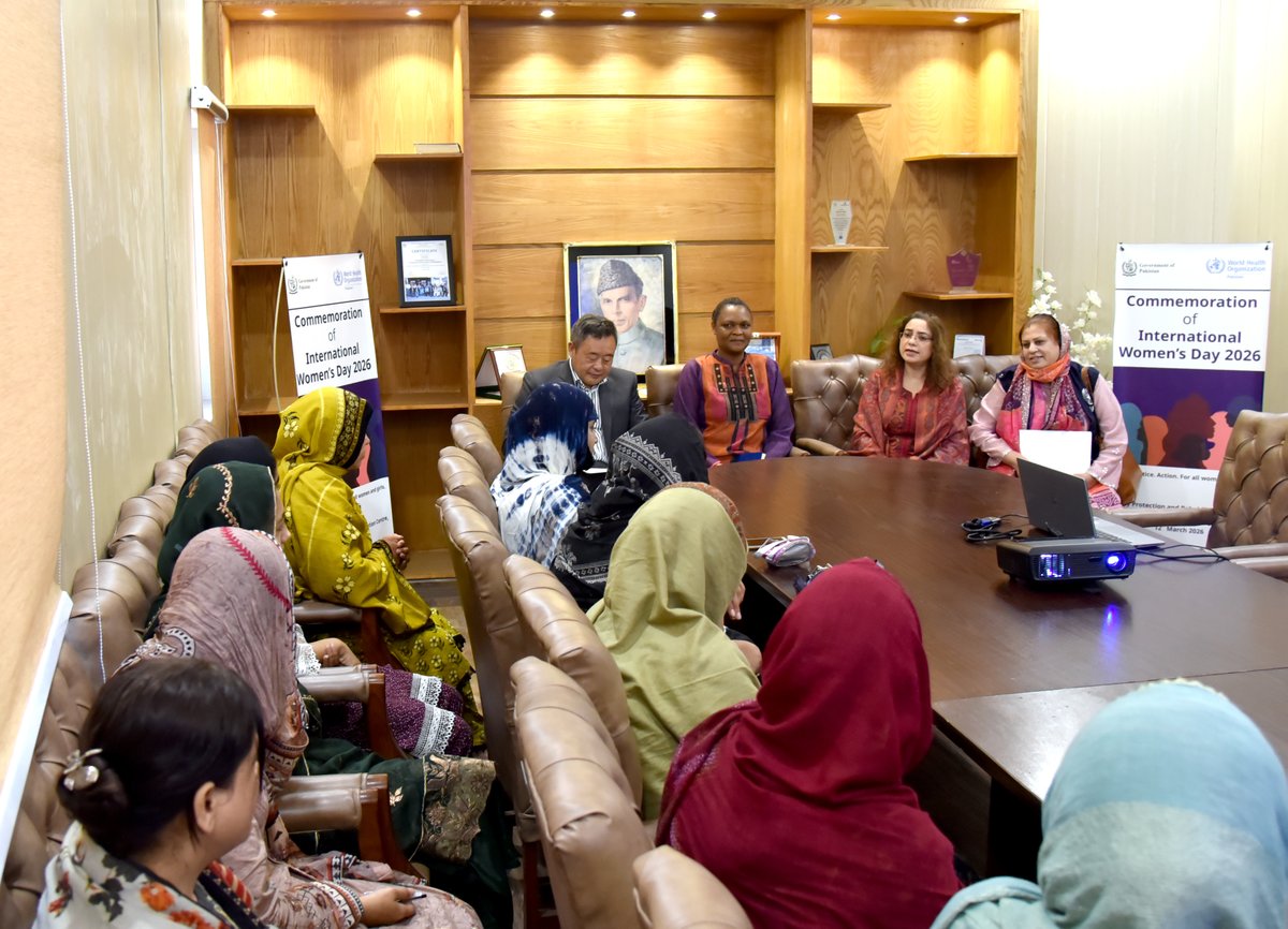 WHO Pakistan tweet media