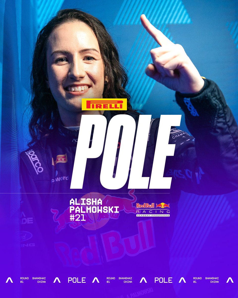 TearOffFR's tweet image. ⏱️ ALISHA PALMOWSKI EN POLE POSITION DE LA 1RE MANCHE DE F1 ACADEMY ! 

Elle s’élancera en tête dimanche matin devant Alba Larsen et Emma Felbermayr.

🇫🇷 Lisa Billard se classe 5e et Jade Jacquet 13e.

(🎨 @f1academy / #F1Academy / #ChineseGP)
