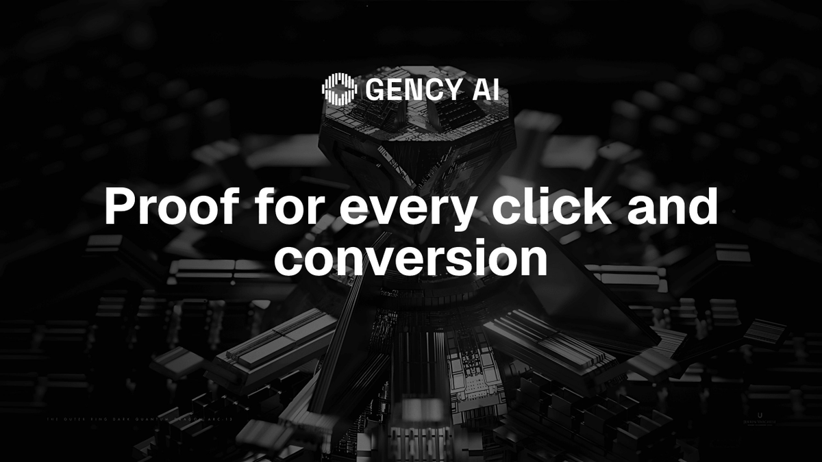 GENCY AI tweet media