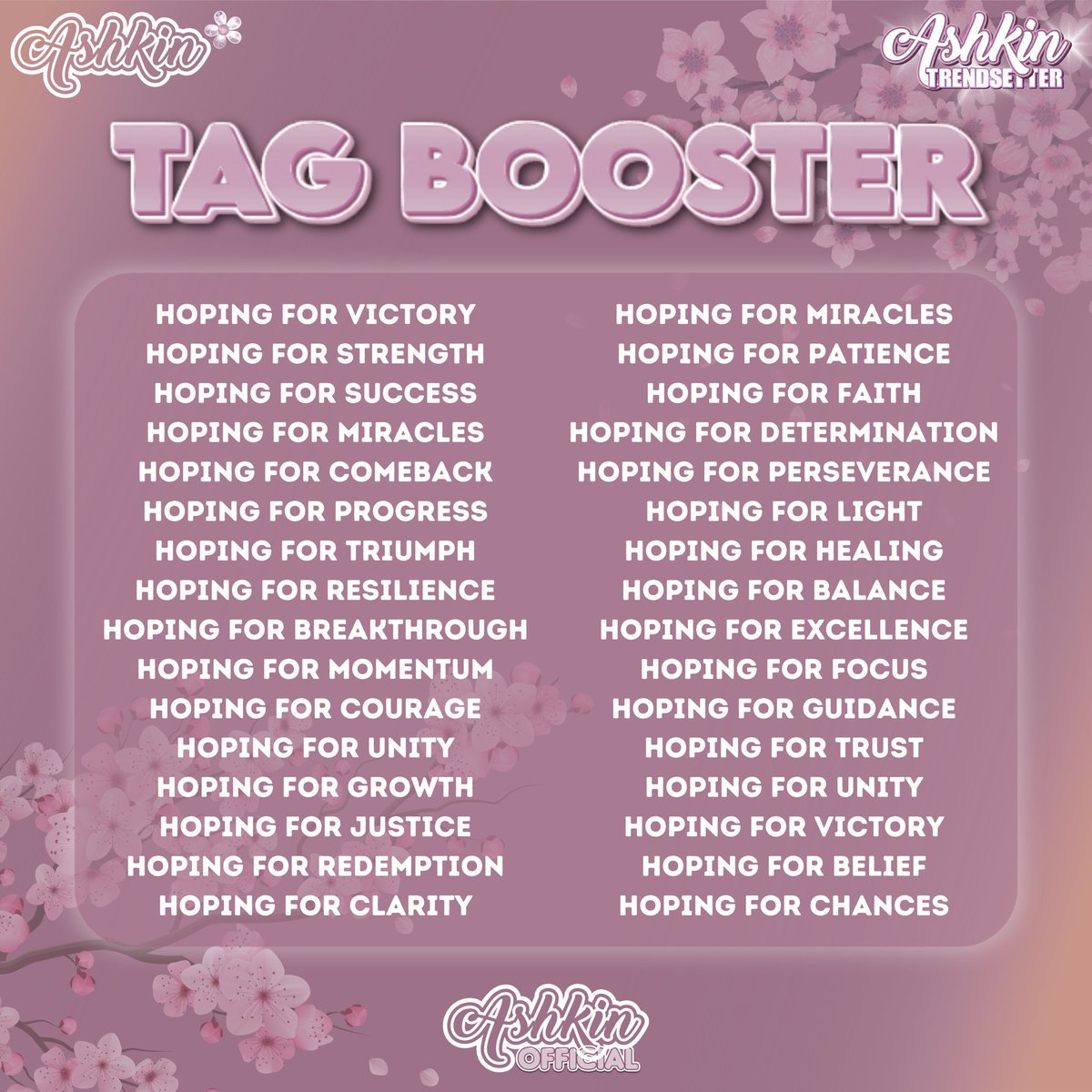 ASHKIN TRENDSETTER tweet media