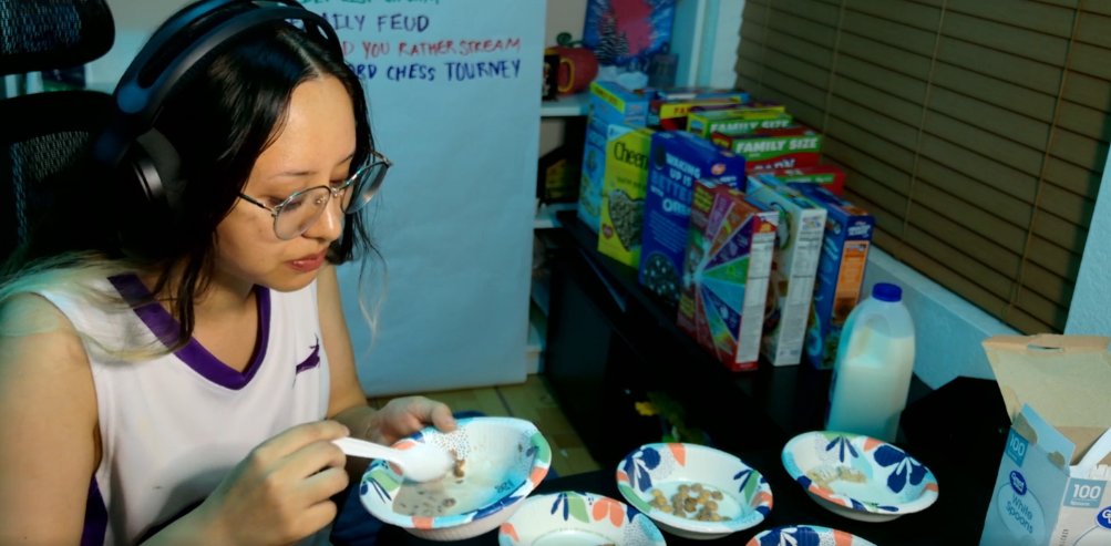 LilGie_'s tweet photo. Did a cereal tier list stream and this is what we came up with! 😆 I did actually test taste 21 boxes of cereal before I rated them myself. https://t.co/s5OdcrUztF